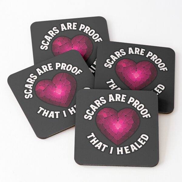 Item preview, Scars Are Proof That I Healed – Healing Heart Mental Health Awareness Design designed and sold by CrimsonAnrchy.