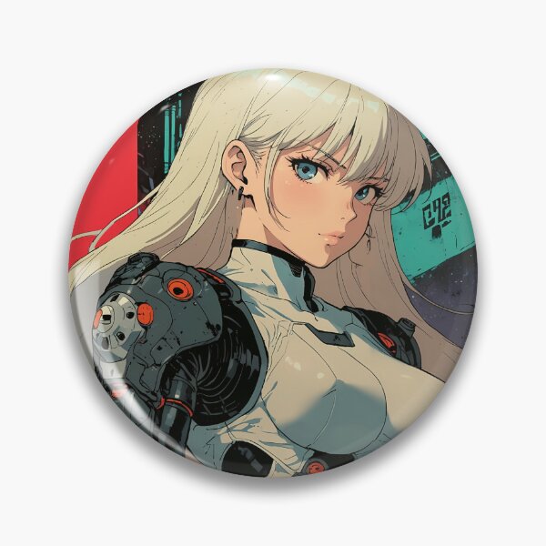 Item preview, Blonde cyberpunk girl with armor designed and sold by BOZGO.