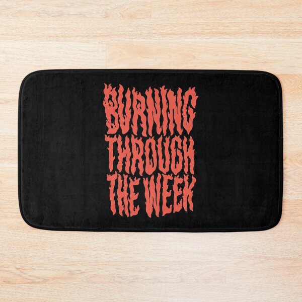 Item preview, Burning through the week designed and sold by The Lines.