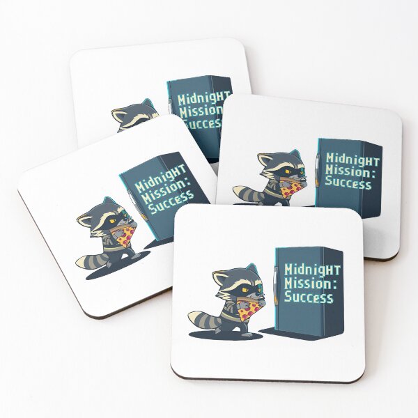 Item preview, "Midnight Mission: Success" Raccoon Pizza Thief designed and sold by MemGraphicss.