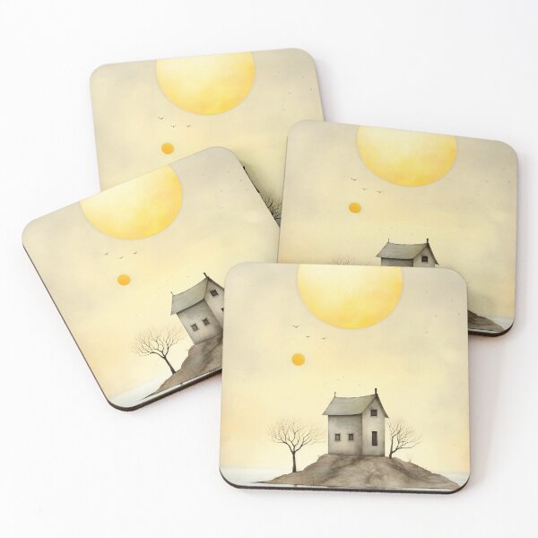 Item preview, Amber Solitude: House Under a Giant Sun designed and sold by anytka.