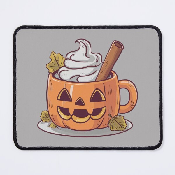 Item preview, Kawaii Pumpkin Spice Latte Mug Halloween designed and sold by gr00bson.