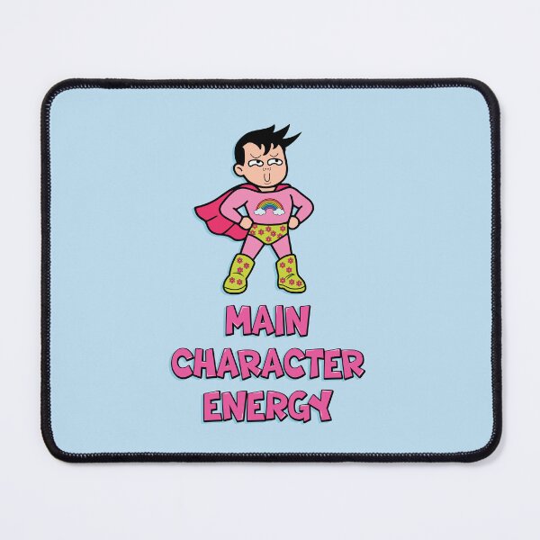Item preview, Funny Superhero Sticker - Main Character Energy Meme designed and sold by Sanjelo888.