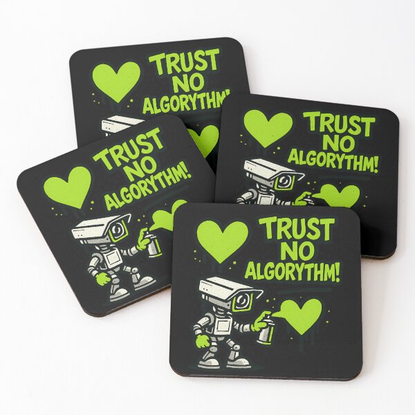 Item preview, Trust No Algorithm Graffiti designed and sold by meshhead.