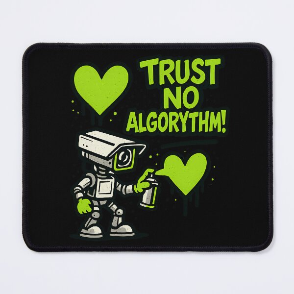 Item preview, Trust No Algorithm Graffiti designed and sold by meshhead.