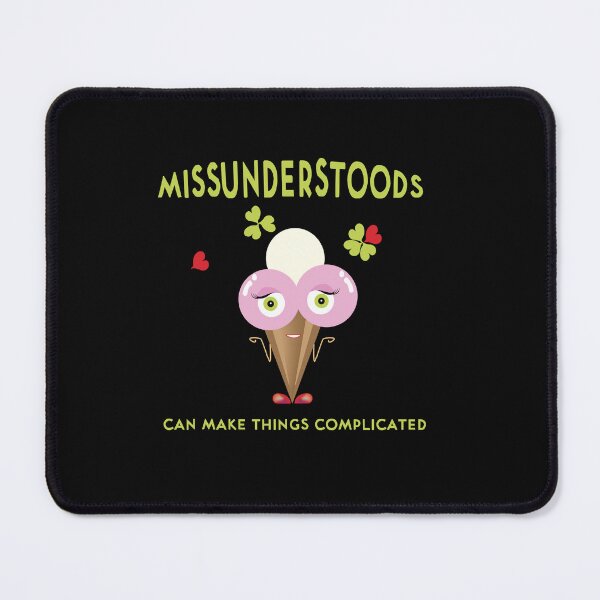 Item preview, Silly Miss Ice Cream- Misunderstoods Can Make Things Complicated- Cute and fun Food Art Design designed and sold by MilabArt.