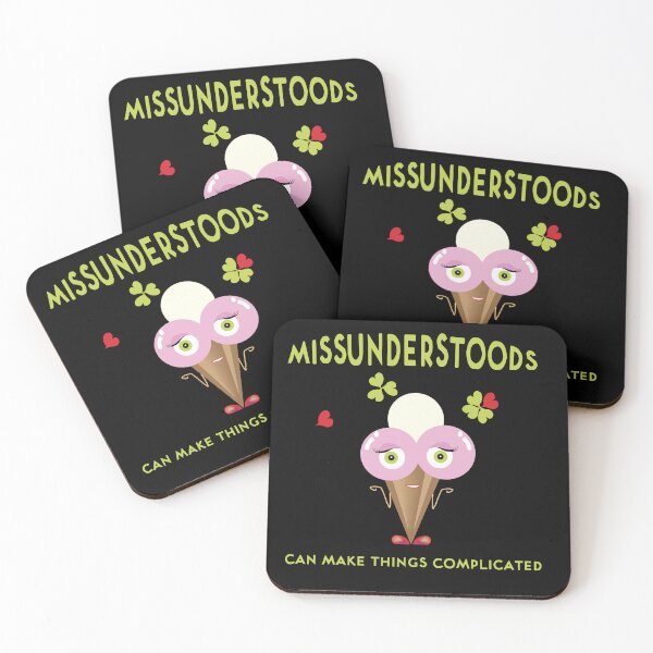 Item preview, Silly Miss Ice Cream- Misunderstoods Can Make Things Complicated- Cute and fun Food Art Design designed and sold by MilabArt.