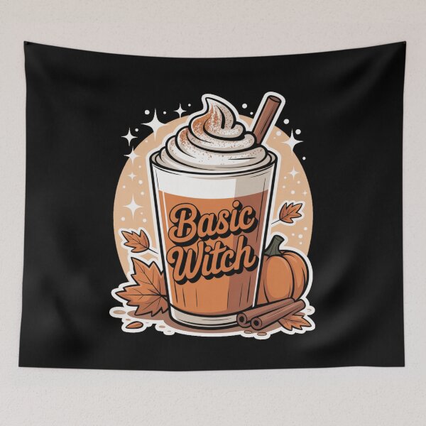 Item preview, Basic Witch Pumpkin Spice Latte designed and sold by DesignsDominus.