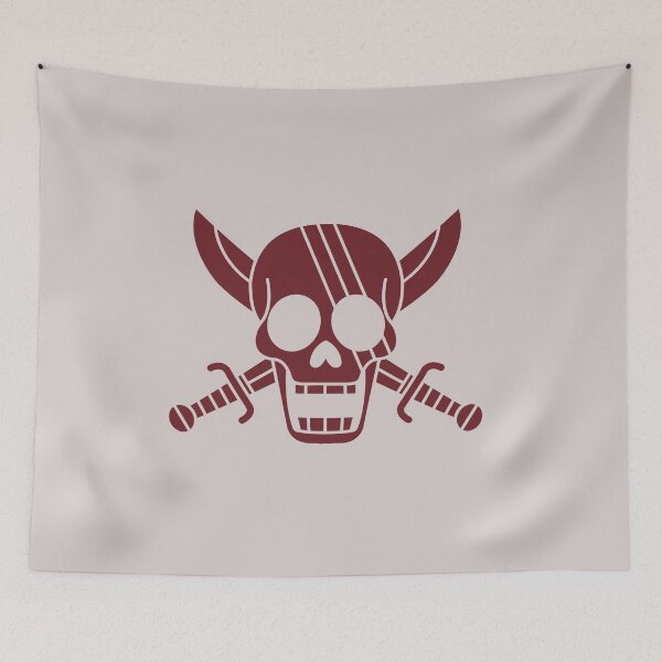 Item preview, Red Hair Pirates Jolly Roger 12 designed and sold by jimjimfuria.