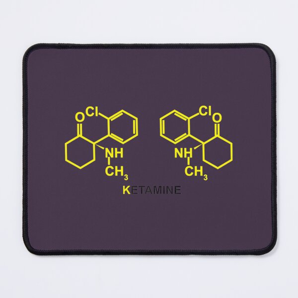 Item preview, Ketamine Chemical Structure Yellow | PERFECT GIFT FOR YOU AND FRIENDS designed and sold by TiyanaLapanne.