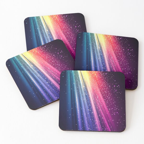 Item preview, Colorful beams, starry sky designed and sold by anytka.