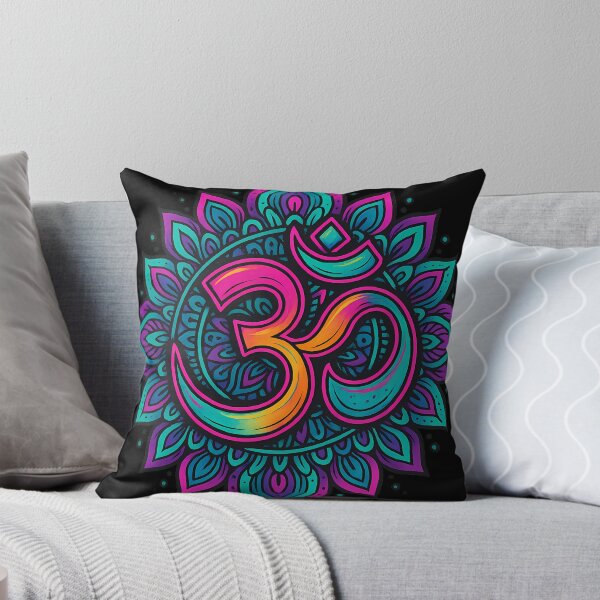 Item preview, Psychedelic Goa Om Mandala designed and sold by meshhead.