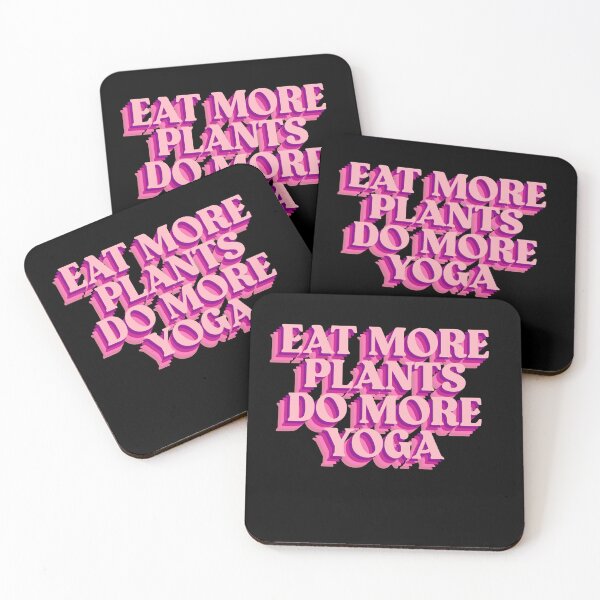 Item preview, Eat More Plants, Do More Yoga | Healthy Living designed and sold by GartenIdeen.