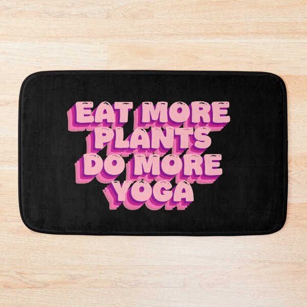 Item preview, Eat More Plants, Do More Yoga | Healthy Living designed and sold by GartenIdeen.