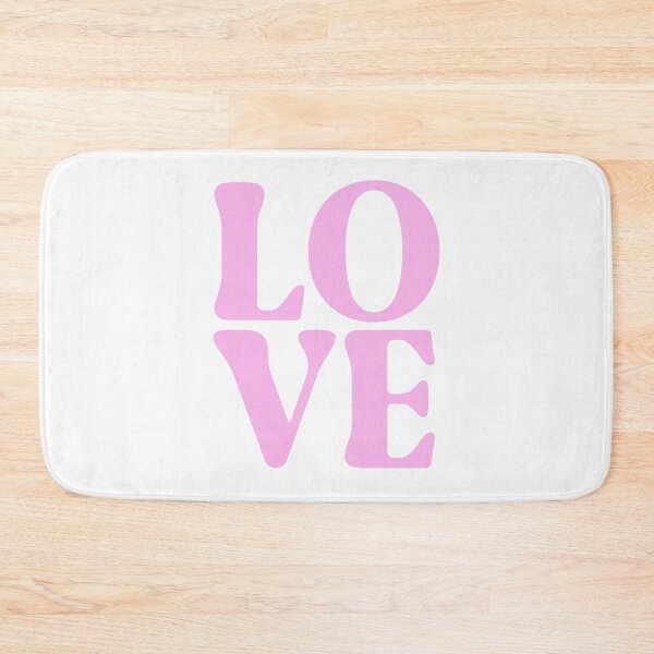 Item preview, Minimalist Trendy Soft Pink Coquette Word Art LOVE designed and sold by ApricotBlossom.