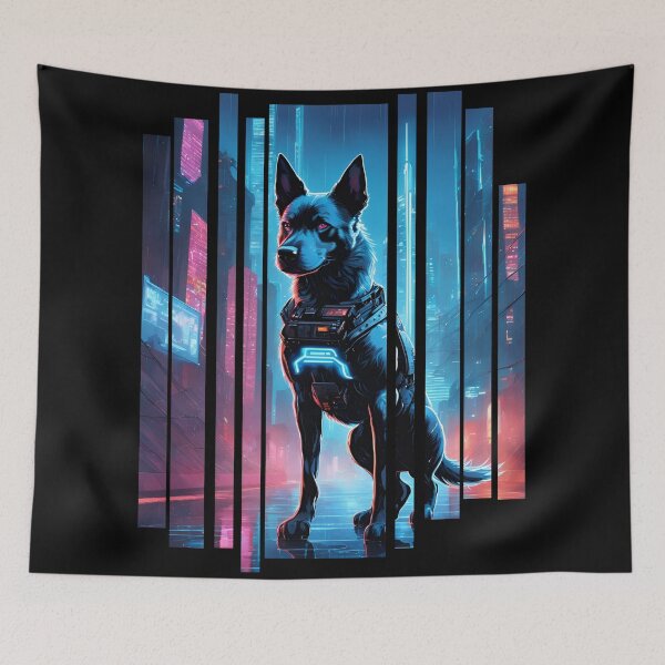 Item preview, Cyber dog whit neon City 1 designed and sold by Neon G.