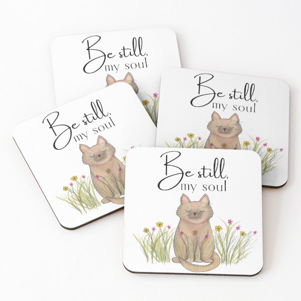 Item preview, Be still, my soul cat designed and sold by HeatherBozarthArt.