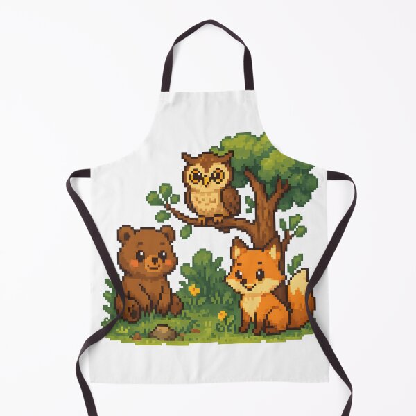 Item preview, Charming Pixel Art Forest Animal Friends designed and sold by dionisoldschool .