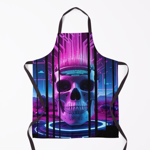 Item preview, Cybernetic skull with data streams 4 designed and sold by Neon G.