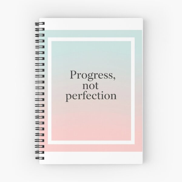 Item preview, Progress Not Perfection - Motivational Quote designed and sold by GabrielaNavas.