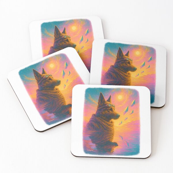 Item preview, German Shepherd Mirage Art designed and sold by Zouky.art.