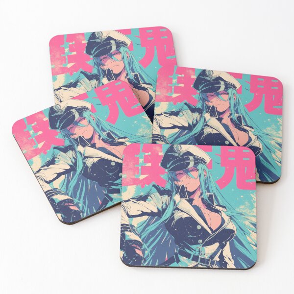 Item preview, Esdeath Ice Blue Funk Pink  designed and sold by AnimeArsenalPrints.