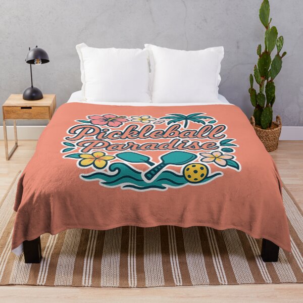 Item preview, Pickleball Paradise: Flores tropicales y paletas designed and sold by Graphics4X.