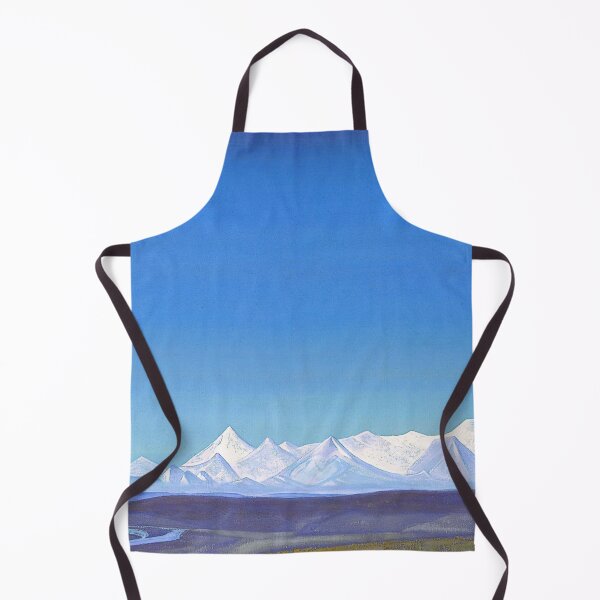 Item preview, Shambhala, The Greatest and Holiest of Tangla alpine snow-covered mountains landscape painting print by Nicholas Roerich designed and sold by Jéanpaul Ferro.