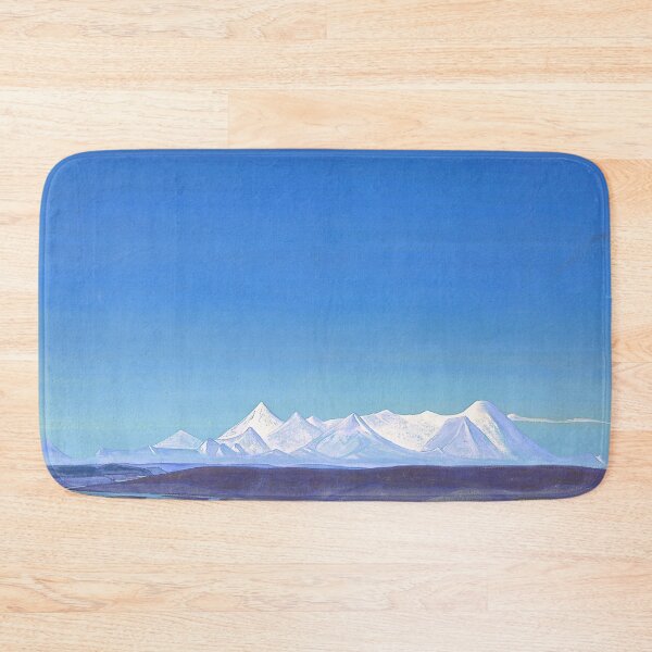 Item preview, Shambhala, The Greatest and Holiest of Tangla alpine snow-covered mountains landscape painting print by Nicholas Roerich designed and sold by Jéanpaul  Ferro.