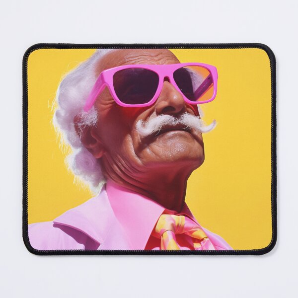 Item preview, Stylish Senior Man in Vibrant Attire designed and sold by anytka.