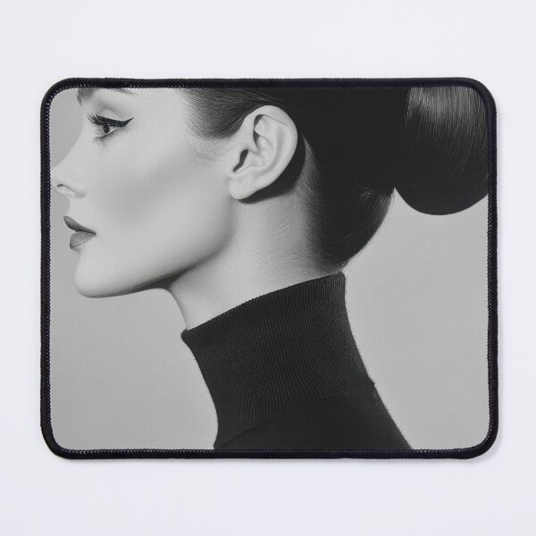 Item preview, Stylish woman with a bun designed and sold by anytka.