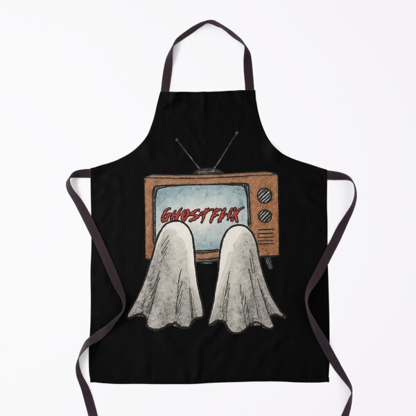 Item preview, GHOSTFLIX - RETRO GHOSTS WATCHING TV designed and sold by justyna-s28.