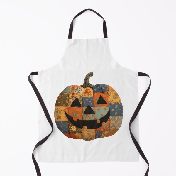 Item preview, Vintage Patchwork Pumpkin Quilted Halloween Fall Aesthetic designed and sold by soukyshop.