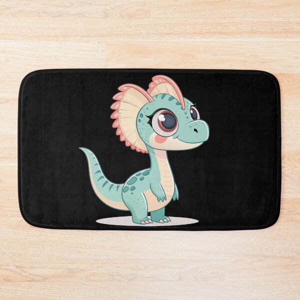 Item preview, Chibi Dilophosaurus Cute Dinosaur – Pastel Cartoon Dino Sticker for Kids & Dino Lovers designed and sold by VividOrganica.