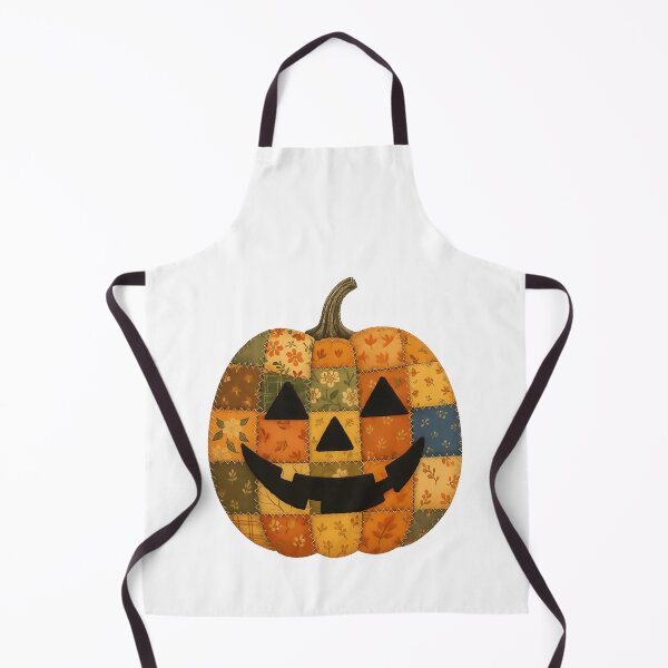 Item preview, Vintage Patchwork Pumpkin Quilted Halloween Fall Aesthetic designed and sold by soukyshop.