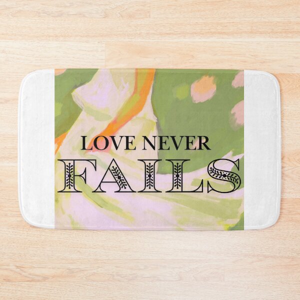 Item preview, Love never fails designed and sold by EmmaKlee.