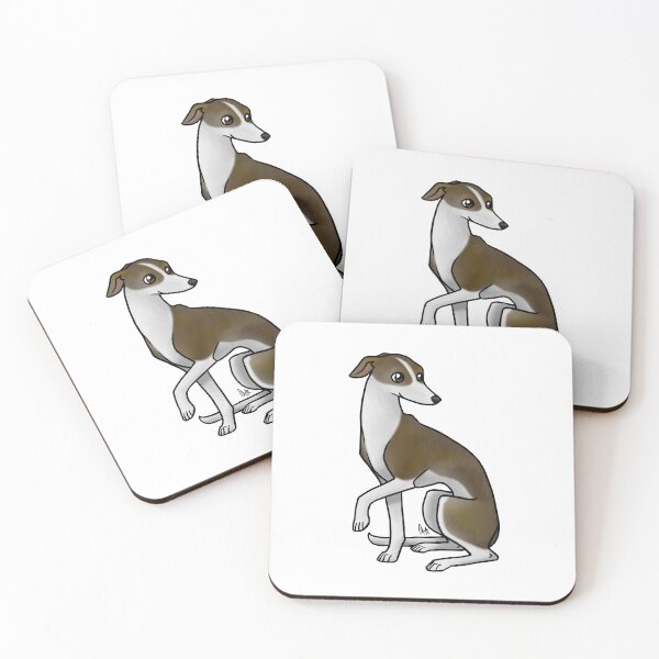 Item preview, Dog - Italian Greyhounds - Seal and White designed and sold by Jennifer Stolzer.