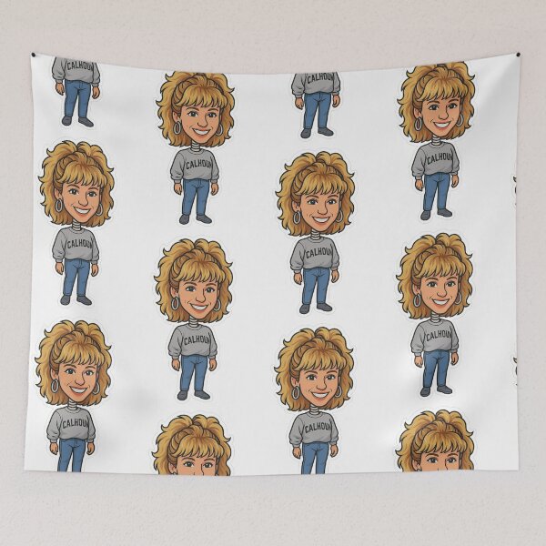 Item preview, Debbie Gibson Bobblehead Die-Cut Sticker designed and sold by CleverCulture.