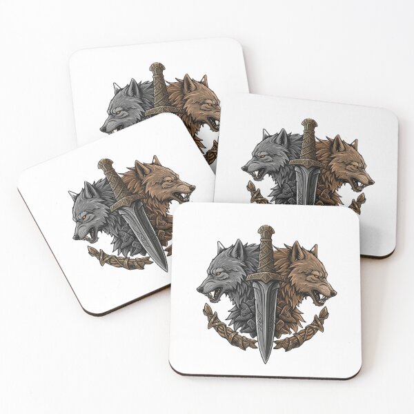 Item preview, Geri and Freki designed and sold by Callsign Bytes.