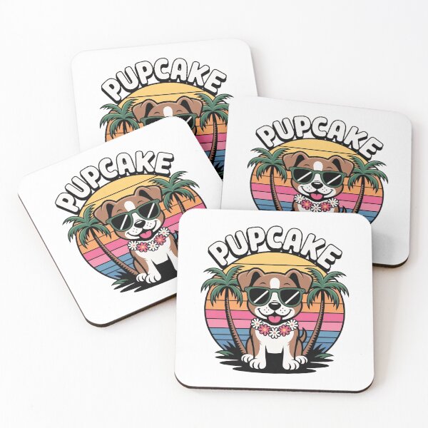 Artikelvorschau, Pupcake Tropisches Hundedesign entworfen und verkauft von PrintAtelier.