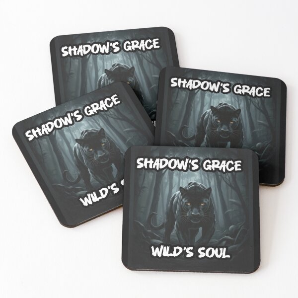 Item preview, Dark Forest Panther "Shadow's Grace, Wild's Soul" designed and sold by Heal of Souls Designs .