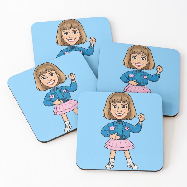 Item preview, Debbie Gibson Bobblehead Die-Cut Sticker designed and sold by CleverCulture.