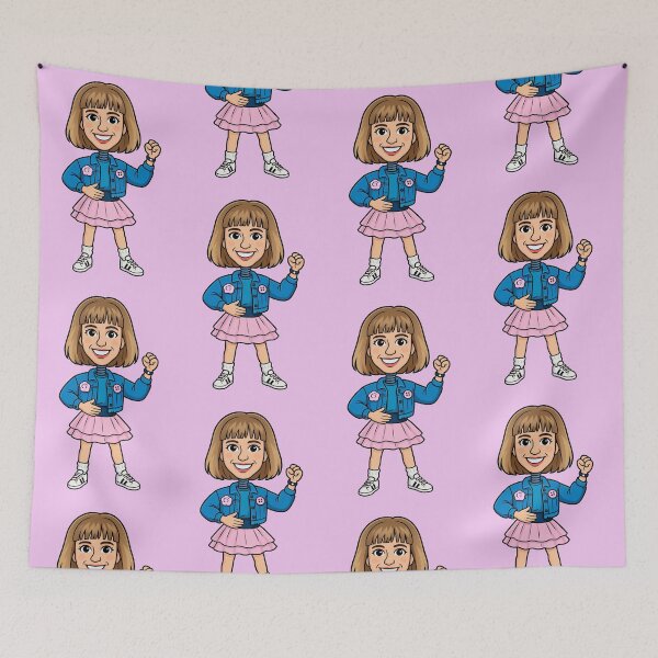 Item preview, Debbie Gibson Bobblehead Die-Cut Sticker designed and sold by CleverCulture.