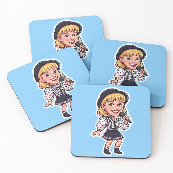 Item preview, Debbie Gibson Bobblehead Die-Cut Sticker designed and sold by CleverCulture.