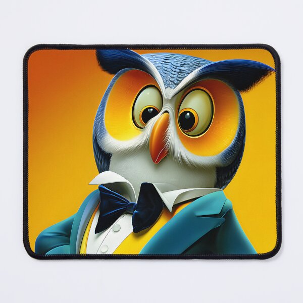 Item preview, Stylish Owl in a Tuxedo Ready for a Celebration designed and sold by Artessie.