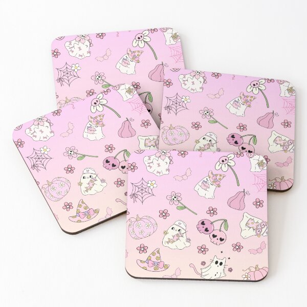 Item preview, Cute Pink Coquette Ghosts designed and sold by pink parasol .