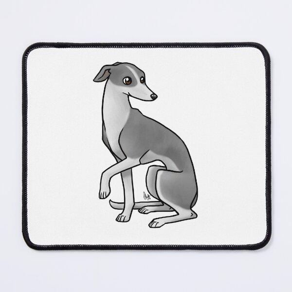 Item preview, Dog - Italian Greyhounds - Blue and White designed and sold by Jennifer Stolzer.