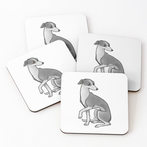 Item preview, Dog - Italian Greyhounds - Blue and White designed and sold by Jennifer Stolzer.