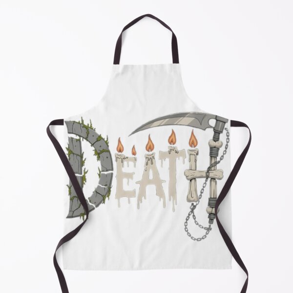 Item preview, "DEATH Illustrated Word Art – Symbolic Gothic Typography for Metal Fans" designed and sold by Fruzbt.