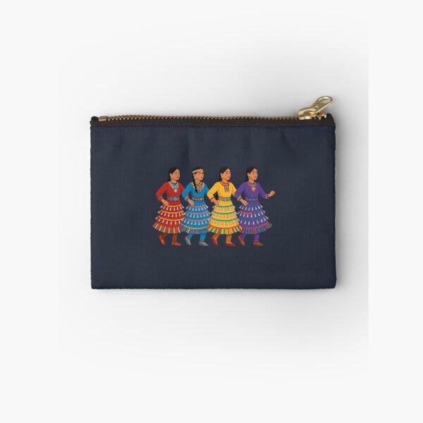 Item preview, Four Jingle Dress Dancers – Native American Powwow Regalia Art #2 designed and sold by SalahBlt.